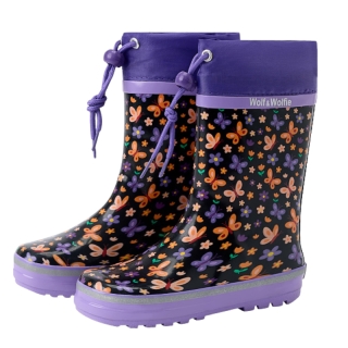 DÍVČÍ HOLÍNKY fialovočerná Wolf & Wolfie Y2601