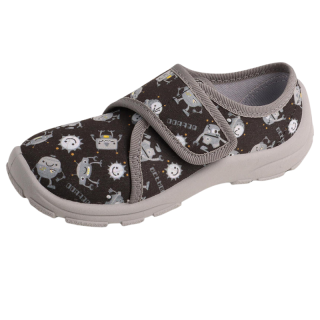 CHLAPECKÉ bačkory černé roboti BEFADO  974x577