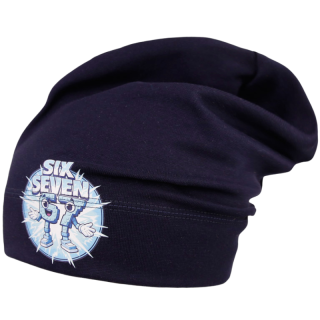 Chlapecká bavlněná čepice  tmavěmodrá Pepe Dráče