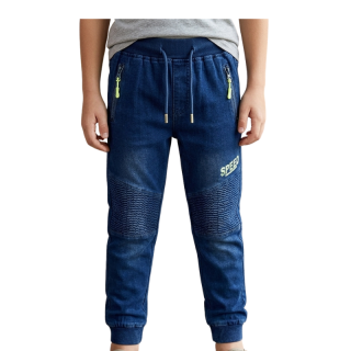 Chlapecké teplákové rifle modré Kugo CK0931