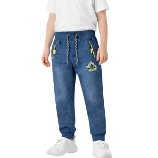 Chlapecké teplákové rifle modré Kugo HK0279