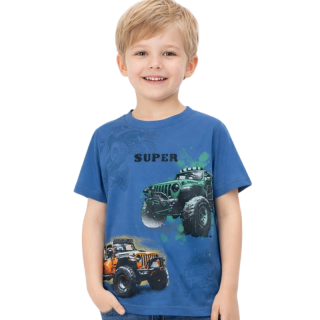 Chlapecké tričko modré Kugo ZC8867