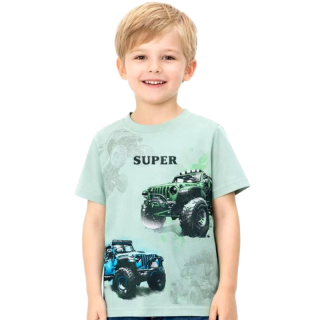 Chlapecké tričko šedokhaki Kugo ZC8867