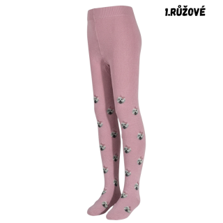 Dívčí punčocháče růžové Aura.Via GHN7590