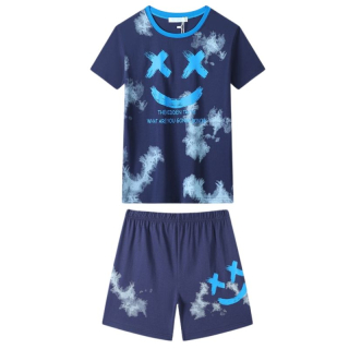 Chlapecké letní pyžamo tmavěmodré Kugo MP5886