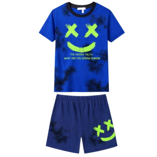 Chlapecké letní pyžamo modré Kugo MP5886
