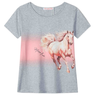 DÍVČÍ TRIČKO šedá Kugo BC2403