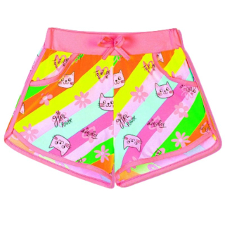 Dívčí šortky tmavěrůžové Kugo SH3521