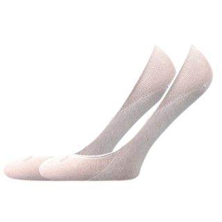 Dámské silonkové ťapky Cotton s bavlnou – bílé