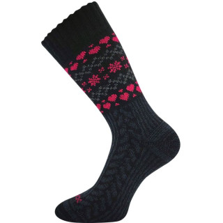 Dámské thermo ponožky černá/magenta Veltra Fuski  Voxx