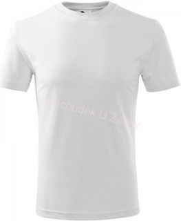 Dětské tričko Classic - krátký rukáv - barva bílá