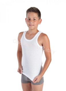 Chlapecké spodní tílko Janko - bílá barva EVONA