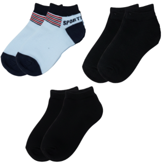 Chlapecké kotníčkové ponožky trojpack AMZF