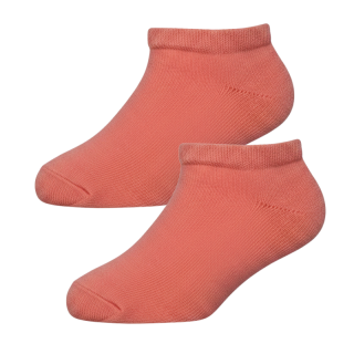 Dívčí kotníkové ponožky lososová Design Socks