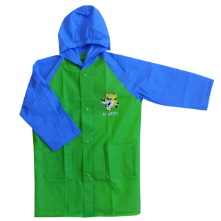 DĚTSKÁ PLÁŠTĚNKA zelená/modrá Viola  5907