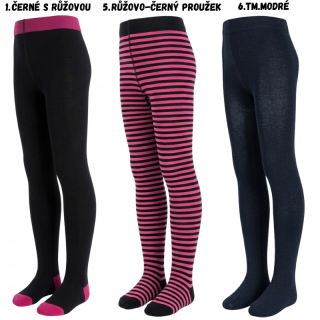 vel. 122-128-Dětské antibakteriální bambusové punčocháče Trepon 