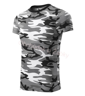 Malfini Camouflage Tričko unisex grey