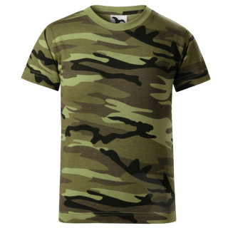 Malfini Camouflage Tričko dětské green