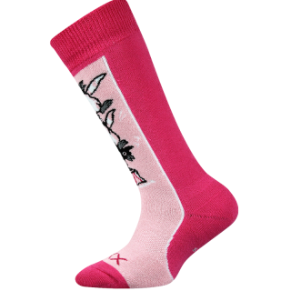 Dívčí froté podkolenky Fuski Boma - růžová