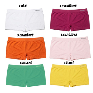 Dámské nohavičkové bezešvé bambusové kalhotky Greenice