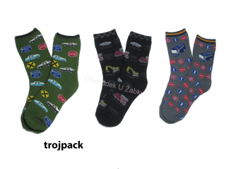 Rota B803 Chlapecké thermo klasické ponožky trojpack