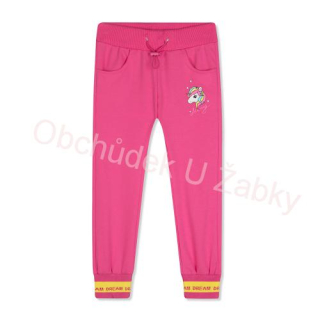 KUGO KK9910 Dívčí tepláky růžové