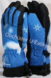 ZIMNÍ RUKAVICE modré Echt HX043