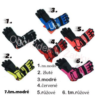DĚTSKÉ ZIMNÍ RUKAVICE PRSTOVÉ Echt HX043