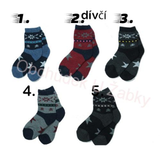 DĚTSKÉ VLNĚNÉ PONOŽKY Pesail QW08