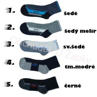 PÁNSKÉ BAVLNĚNÉ PONOŽKY AURA-VIA FZS6319