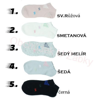 DÁMSKÉ KOTNÍČKOVÉ PONOŽKY Aura.Via ND7123