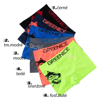 Pánské bezešvé trenkoslipy Greenice 4752