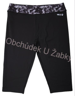 Dámské funkční 3/4 legíny černá WOLF H2341