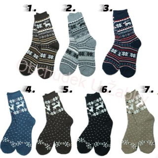 PÁNSKÉ VLNĚNÉ PONOŽKY (zdravotní) AMZF PA619