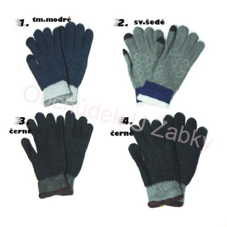 PÁNSKÉ PLETENÉ RUKAVICE Gloves JKB123