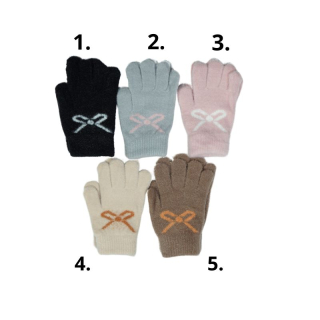 Dívčí zateplené fleesové rukavice Gloves MS091