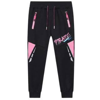 Dívčí softshellové tepláky černé Kugo GK8639