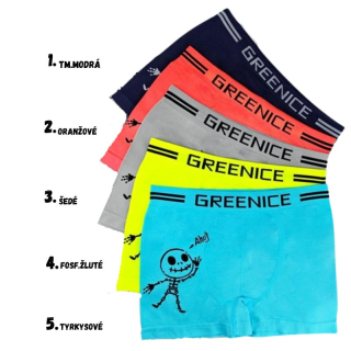 Chlapecké bezešvé trenkoslipy Greenice 4979