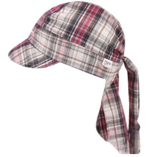 Dívčí pirát s kšiltem šedá/růžová Dráče