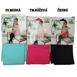 Dívčí silonové punčocháče s bambusem Pesail