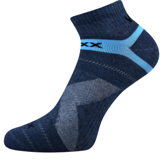Dámské - Pánské- REX - sportovní kotníčkové ponožky Voxx - barva jeans