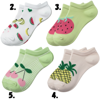 Dívčí kotníčkové ponožky Aura.Via