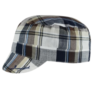 Chlapecká kšiltovka Fidel - šedo-hnědá