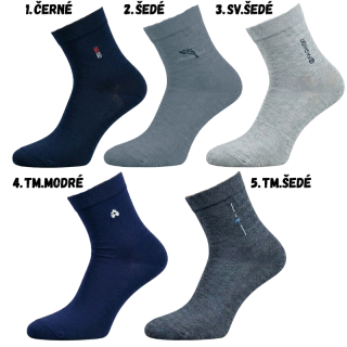 Dorostenecké ponožky střední výška Aura.via