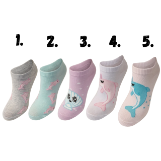 Dívčí kotníčkové ponožky Aura.Via