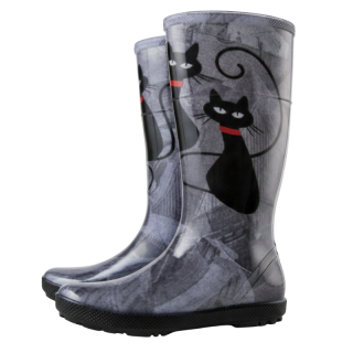 DEMAR Dámské holínky HAWAI LADY EXCLUSIVE 0077 ED kočka