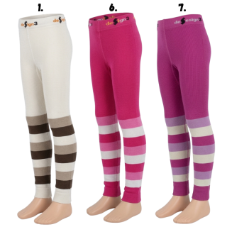 Design Socks Dětské legíny s proužkem