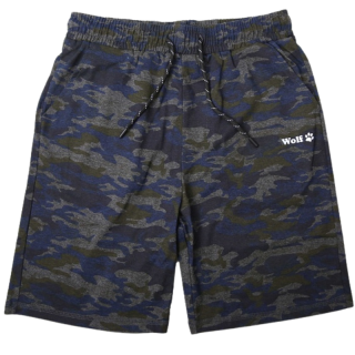 CHLAPECKÉ ŠORTKY šedá/modrá Wolf T2338