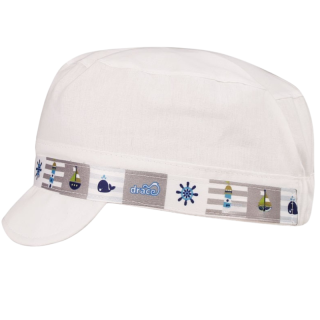 Dětská kšiltovka Fidel bílá Dráče LE03