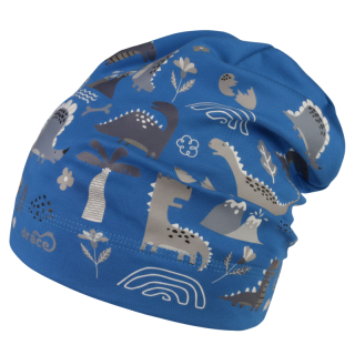 Chlapecká bavlněná ČEPICE modrá Pepe Dráče